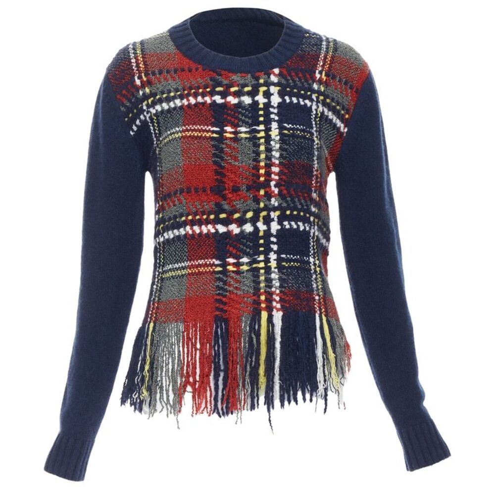 Dior Cashmere Silk Fringe Sweater